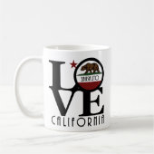 LOVE Sausalito CA 11oz コーヒーマグカップ (左)