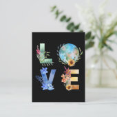 LOVE SAVE OUR PLANET ポストカード (スタンド正面)