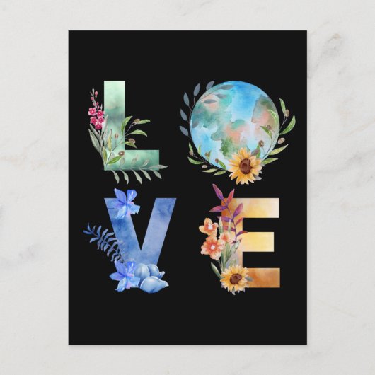 LOVE SAVE OUR PLANET ポストカード (正面)
