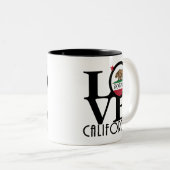 LOVE Scotts Valley California 11oz ツートーンマグカップ (正面右)