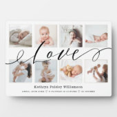 Love ScriptフォトコラージュKeepsakeと誕生統計 フォトプラーク (正面)