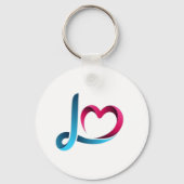 Love Script Groomsmen Keychain - Elegant Wedding  キーホルダー (正面)