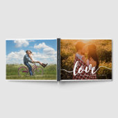 Love Script Overlay結婚の写真 ゲストブック (全面)