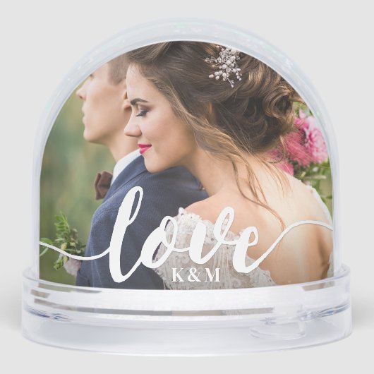 Love Script Overlay Photo & Monogram (裏面)