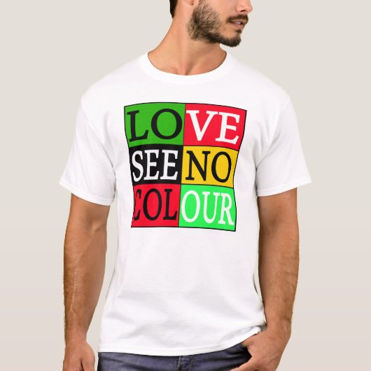 Love See No Color -- Tシャツ (正面)