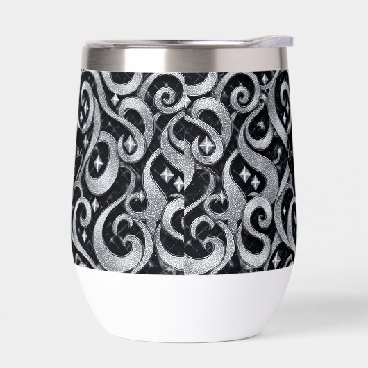 Love Served Hot or Cold Silver Bling Luxury Funky (左面)