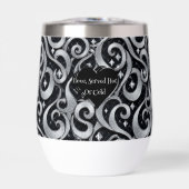 Love Served Hot or Cold Silver Bling Luxury Funky (正面)