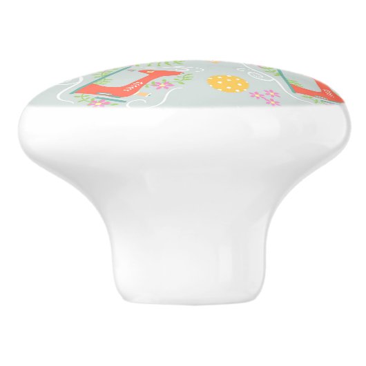 Love Sewing Machine Grey セラミックノブ (側面)