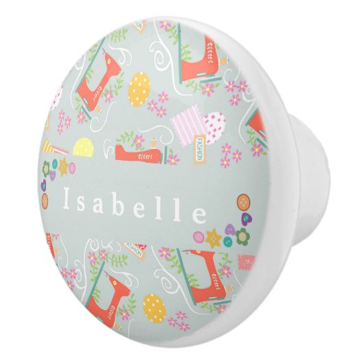 Love Sewing Machine Grey セラミックノブ (右)