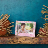 Love Sewing Machine Photo Pink フォトプラーク (側面)