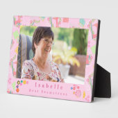 Love Sewing Machine Photo Pink フォトプラーク (側面)