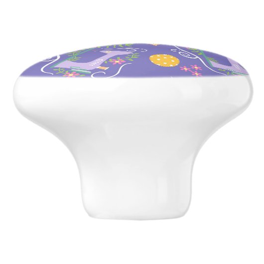 Love Sewing Machine Purple セラミックノブ (側面)