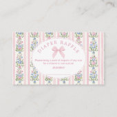 Love Shack Baby Bow Diaper raffle ticket エンクロージャーカード (正面)