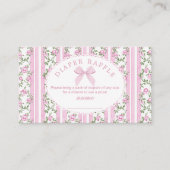 Love Shack Baby Bow Diaper raffle ticket エンクロージャーカード (正面)