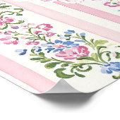 Love Shack Baby Coquette Bow Baby Shower Welcome ポスター (角)