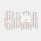 Love Shack Baby Coquette Bow Floral Baby Shower フェイバーボックス (折り畳みなし)