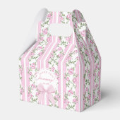 Love Shack Baby Coquette Bow Floral Baby Shower フェイバーボックス (裏面サイド)