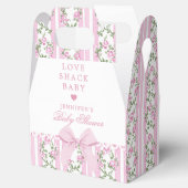 Love Shack Baby Coquette Bow Floral Baby Shower フェイバーボックス (オープン)