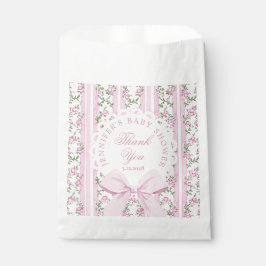 Love Shack Baby Coquette Pink Bow Thank you フェイバーバッグ