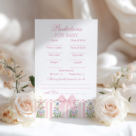 Love Shack Baby Predictions for baby Coquette Bow