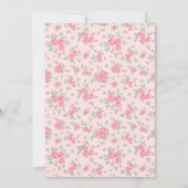 Love Shack Bow Isn't She Onederful 1st Birthday 招待状 (裏面)