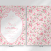 Love Shack Bow Little Miss Onederful 1st Birthday 招待状