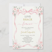 Love Shack Fiancé Bridal Shower 招待状 (正面)