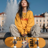LOVE × SHIBA - Custom スケートボード