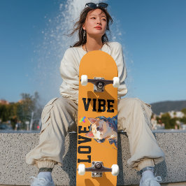LOVE × SHIBA - Custom スケートボード