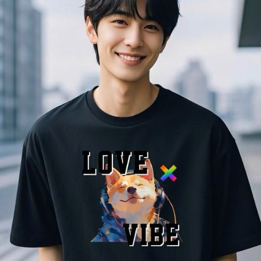 LOVE × SHIBA - Custom Tシャツ