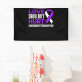 Love Shouldn't Hurt National Domestic Violence 横断幕 (インサイチュ)