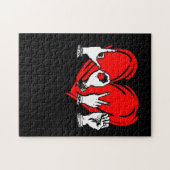 Love Sign Language Heart ASL Valentine's Day Gift ジグソーパズル (横)