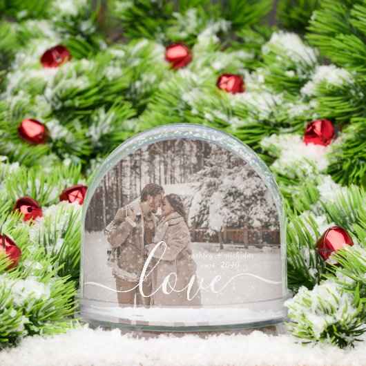 Love Simple Script Modern 2 Photo (クリスマス)