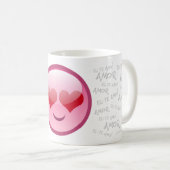 LOVE SMILLE コーヒーマグカップ (正面右)