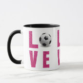 Love Soccer マグカップ (左)