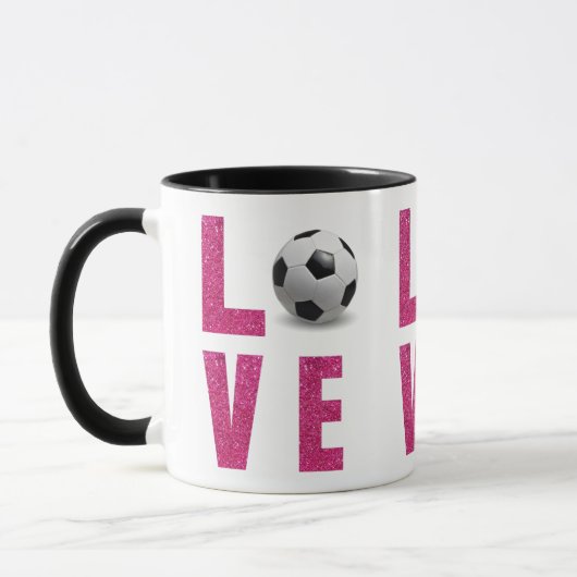 Love Soccer マグカップ (左)