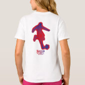 LOVE SOCCER BY MASANSER PIXELAT Tシャツ (裏面)