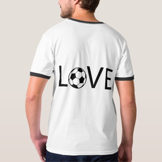 Love Soccer Tシャツ (裏面)