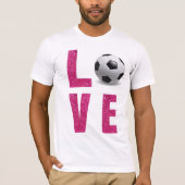 Love Soccer Tシャツ (正面)