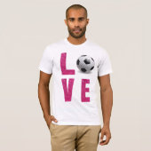 Love Soccer Tシャツ (正面フル)