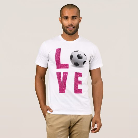 Love Soccer Tシャツ (正面フル)