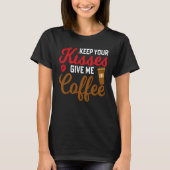Love & Some Coffee Valentineu2019s Tシャツ (正面)