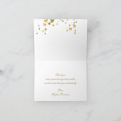 Love Song Notes Thank You サンキューカード (内部)