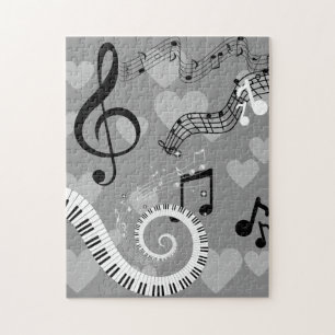 Love Songs in black and white. ジグソーパズル