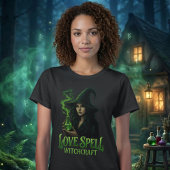 Love Spell Witchcraft Gothic Witch Green Potion Tシャツ