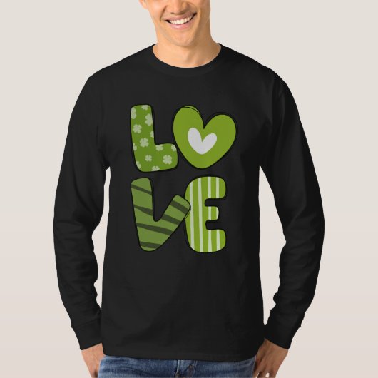 Love St Patricks Day Tシャツ (正面)