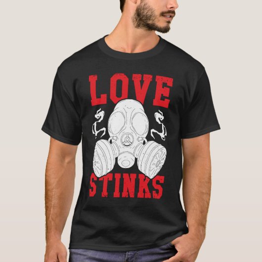 Love Stinks  Anti Valentine's Day Humor Single Peo Tシャツ (正面)