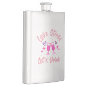 Love Stinks Lets Drink フラスク (右)