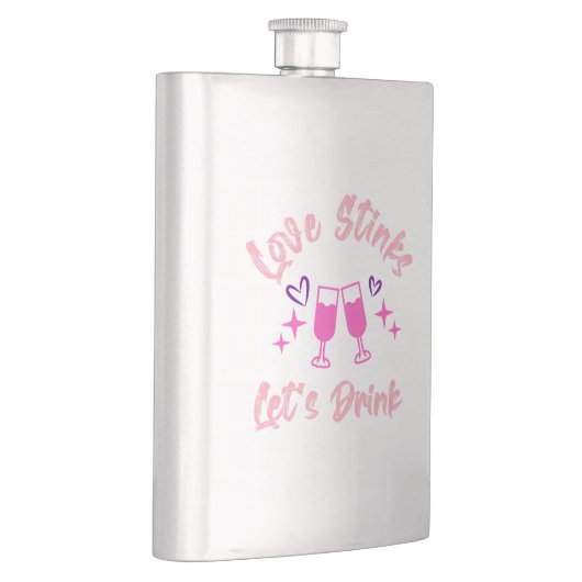 Love Stinks Lets Drink フラスク (右)