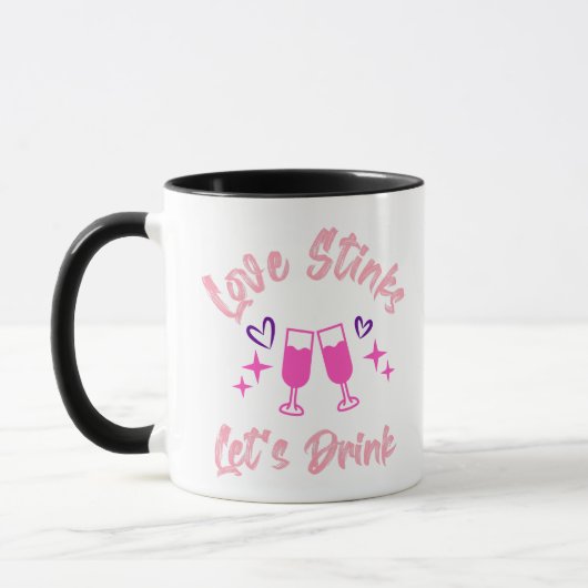 Love Stinks Lets Drink マグカップ (左)
